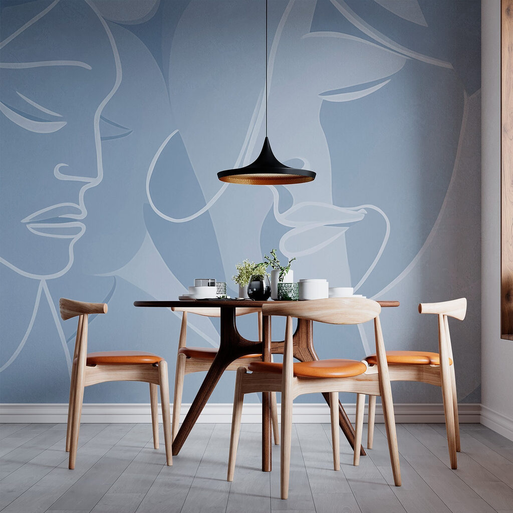 Faces in Fine Lines — interior 2