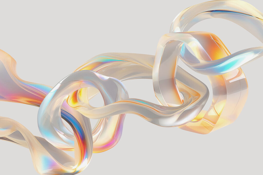Iridescent Ribbon — full design