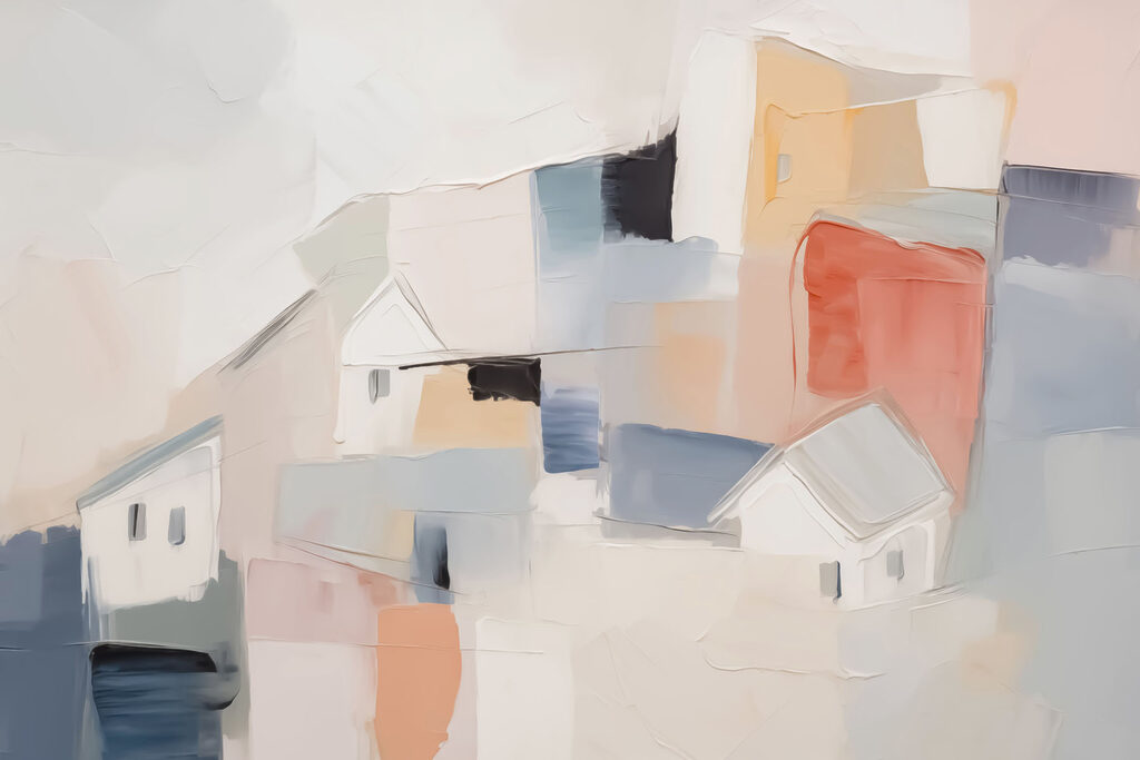 Soft painted houses — full design