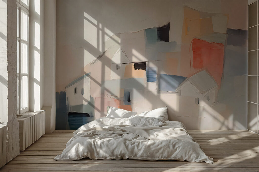 Soft painted houses — interior 1