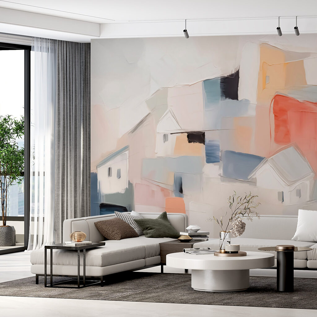 Soft painted houses — interior 2