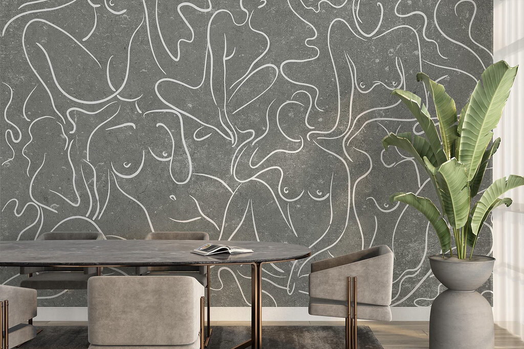 Figures in Flowing Lines — interior 5