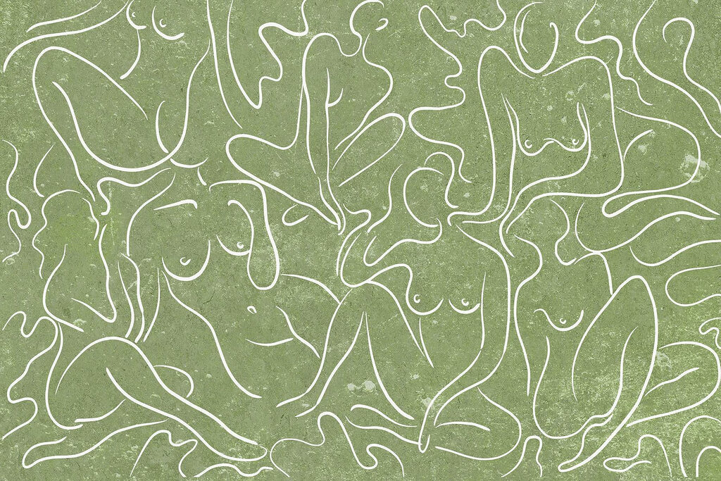 Figures in Flowing Lines — full design