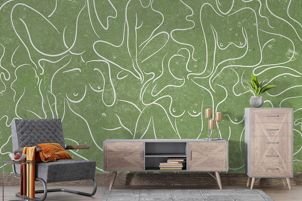 Figures in Flowing Lines — interior 3