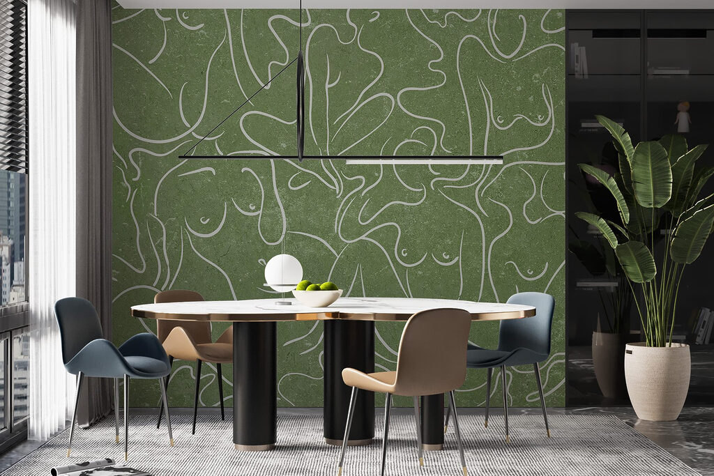 Figures in Flowing Lines — interior 4