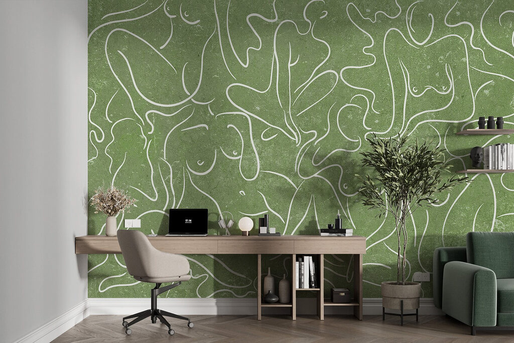 Figures in Flowing Lines — interior 6