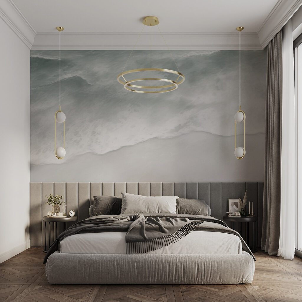 Waves Along the Shore in an interior