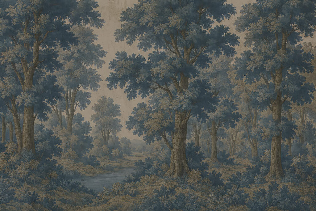 Path through the woods — full design