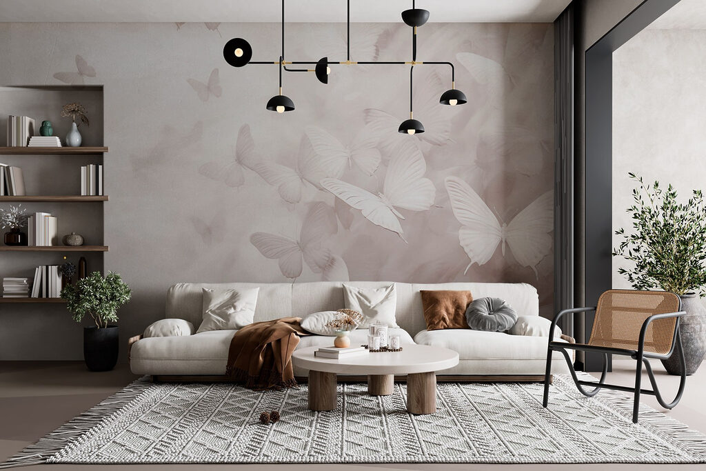 Butterflies in Soft Light in an interior
