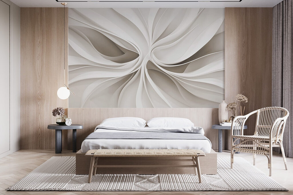 Petal Folds in an interior