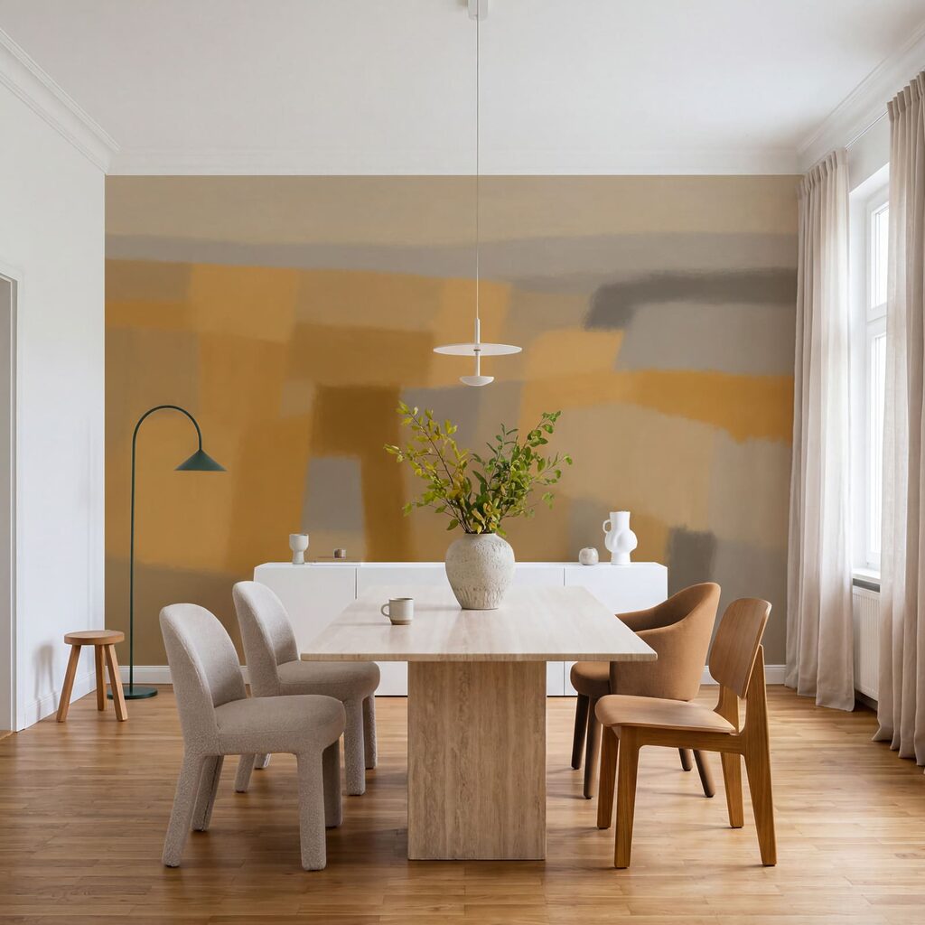 Fields in Colour Blocks in an interior