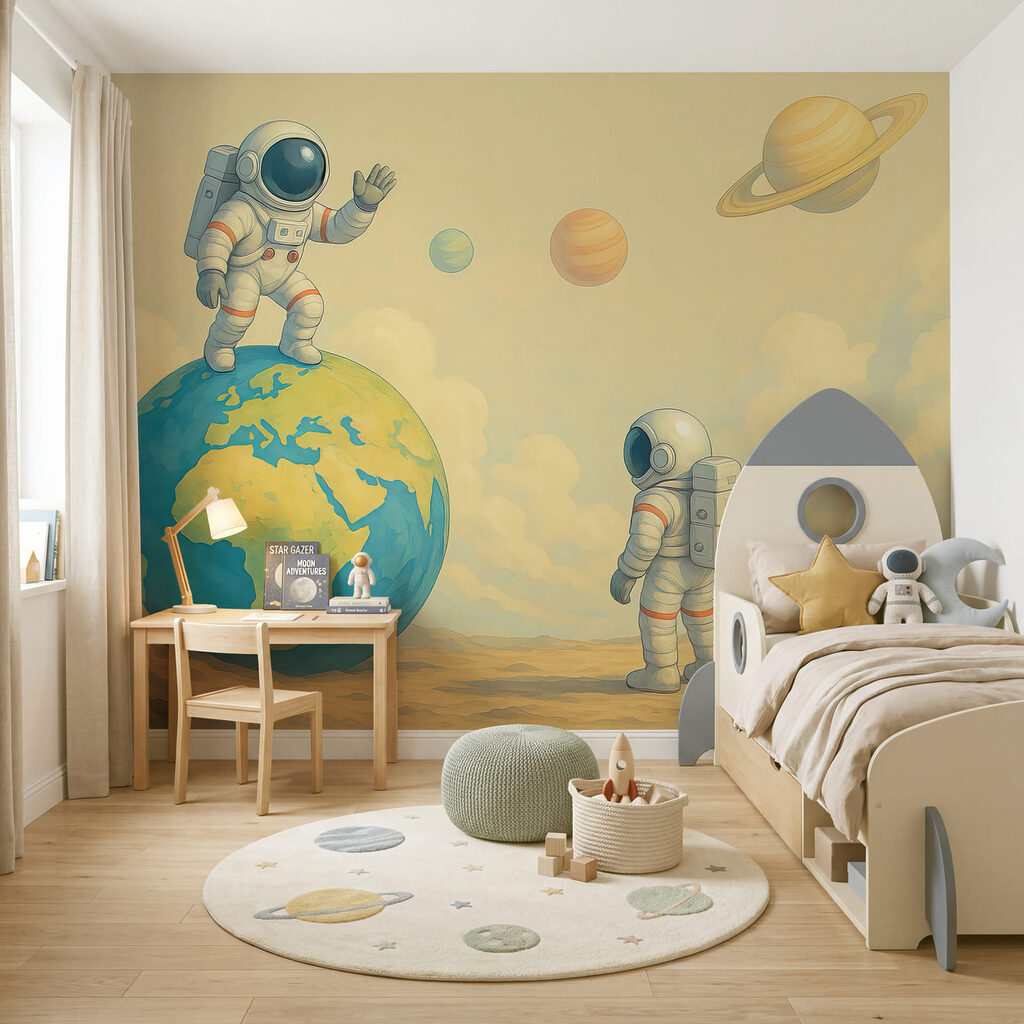 Astronauts meet Earth — interior 2