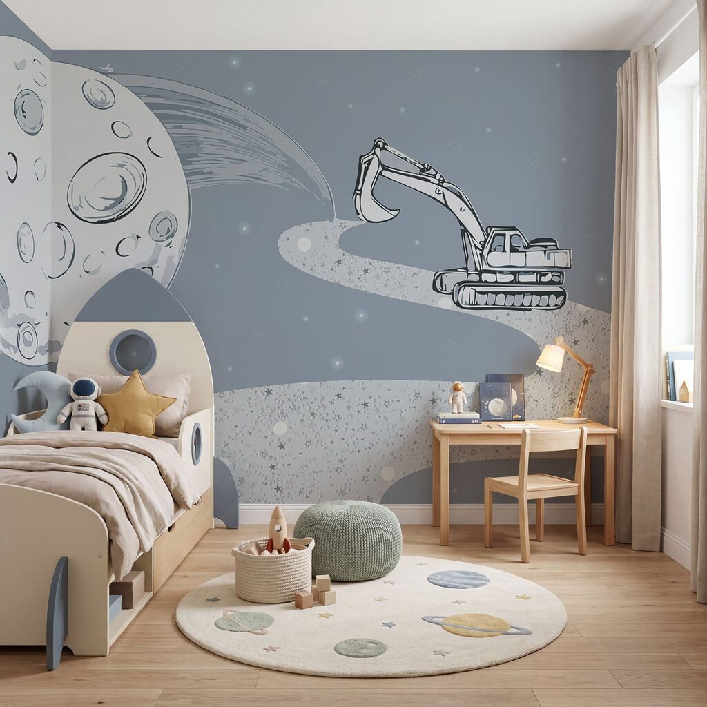 Digger under a moon — interior 1