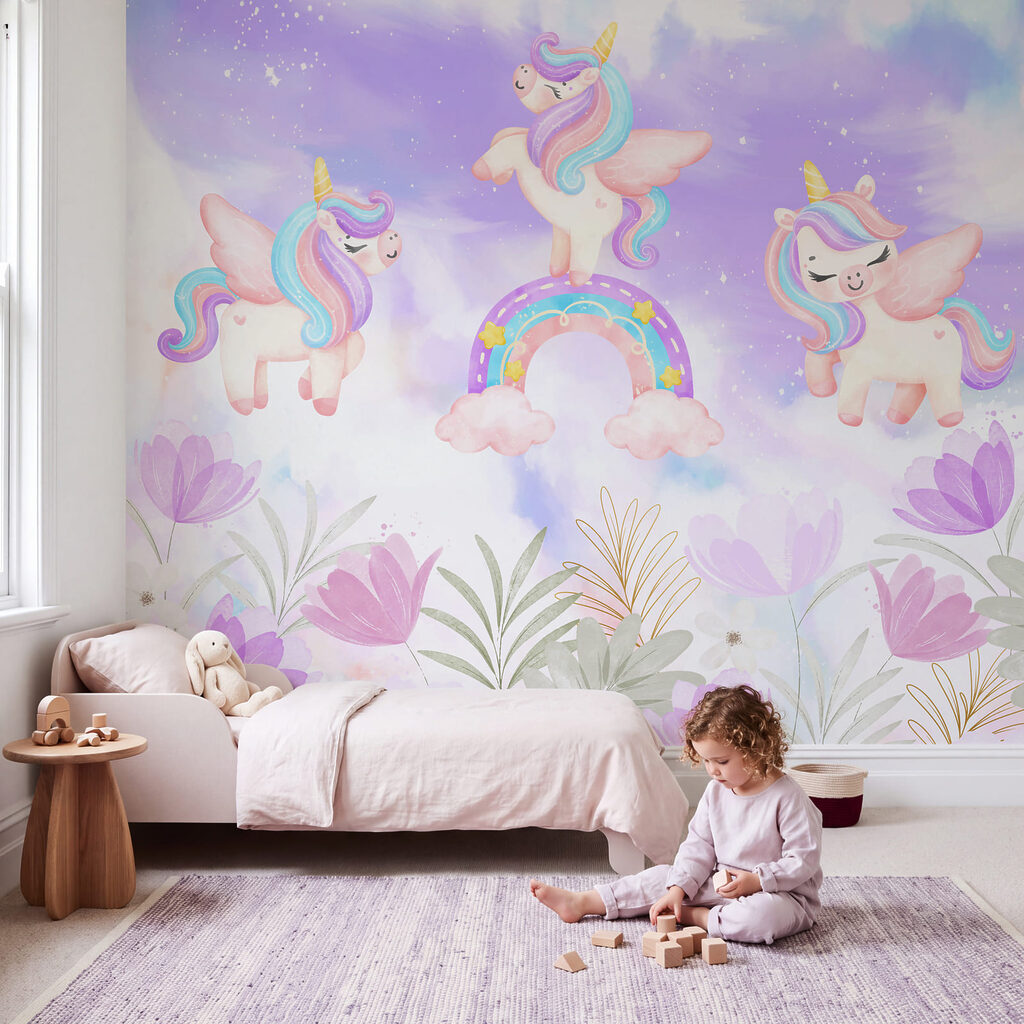 Unicorn Meadow in an interior