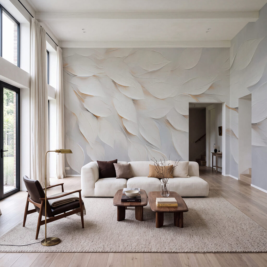 Overlapping Leaf Relief in an interior
