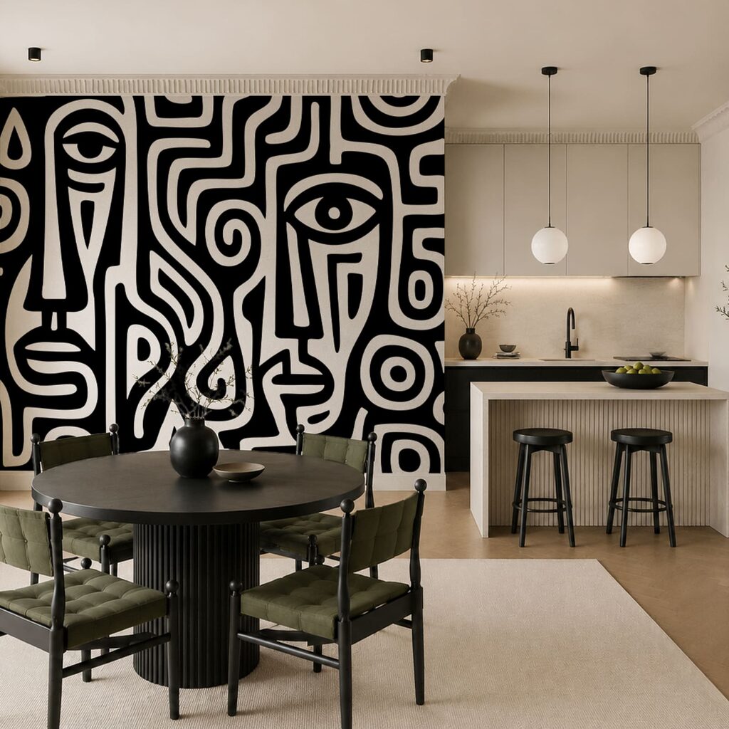 Faces in a Maze — interior 3