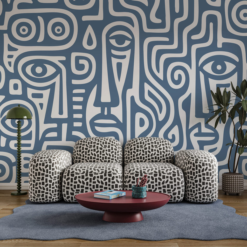 Faces in a Maze — interior 2