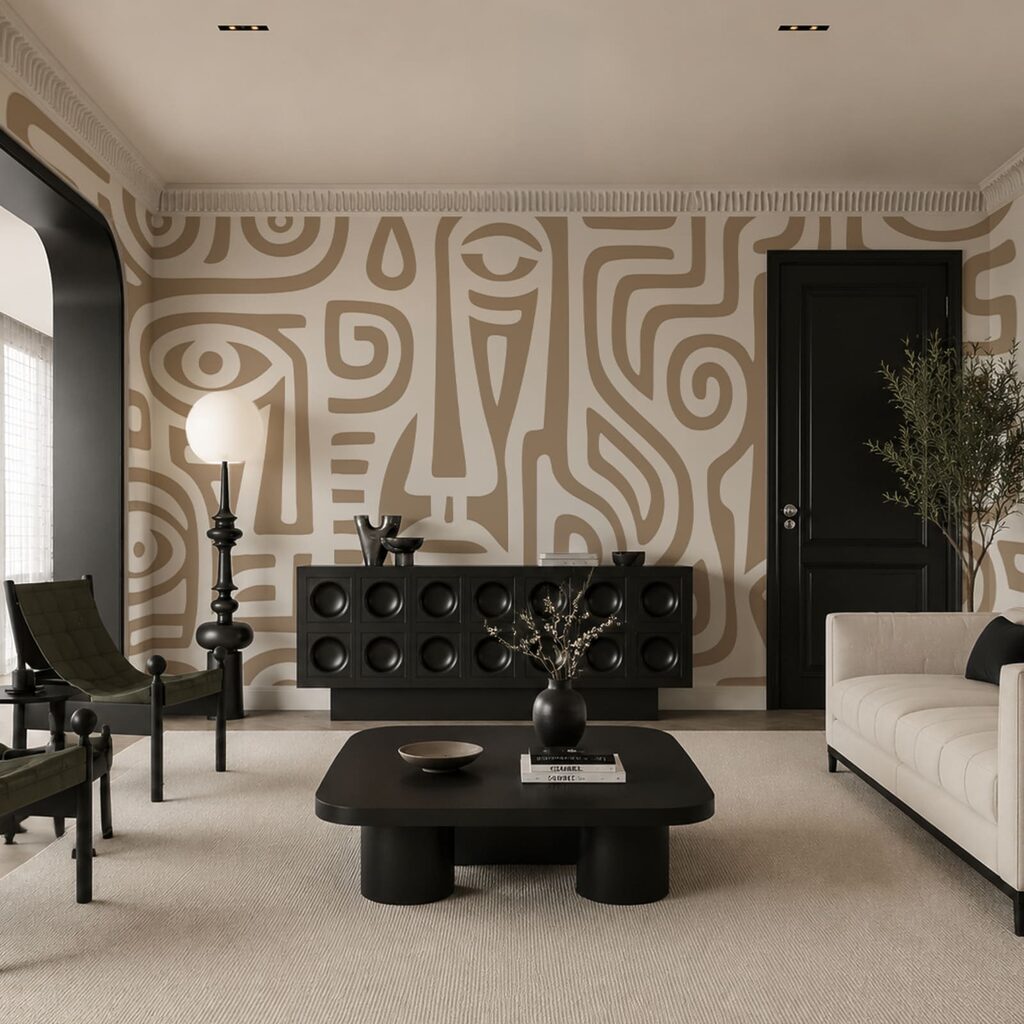 Faces in a Maze — interior 1