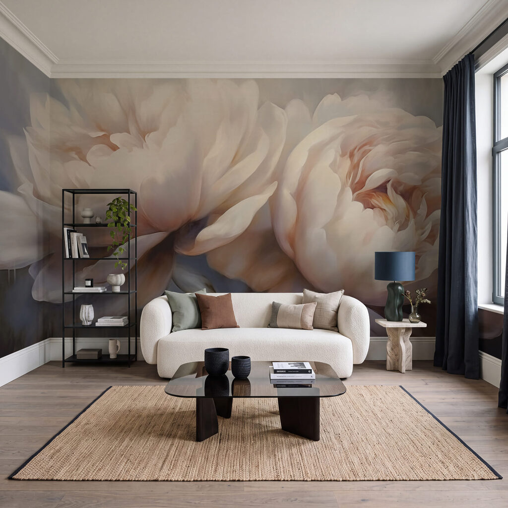 Peony Pair in an interior