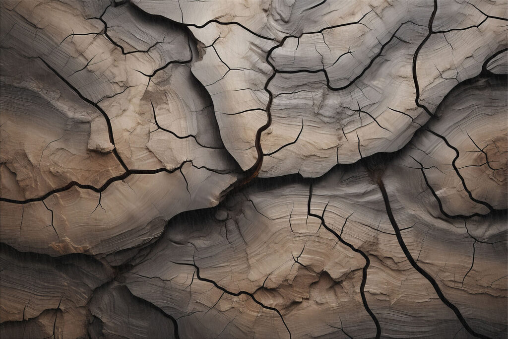Weathered Woodgrain — full design