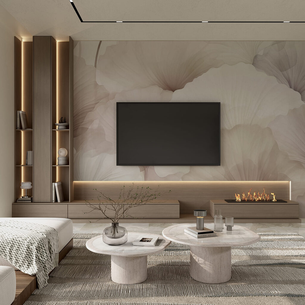 Overlapping Petals — interior 1