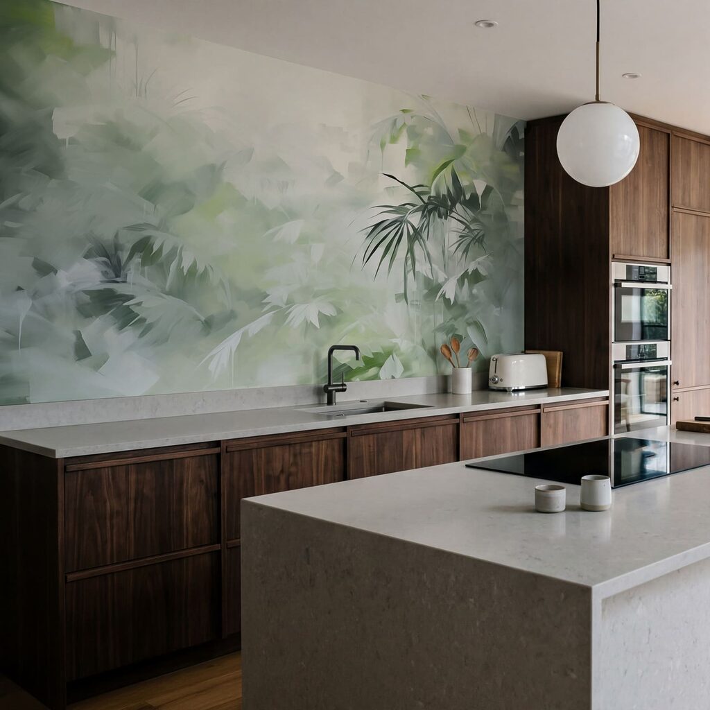 Woodland Watercolour Wash in an interior