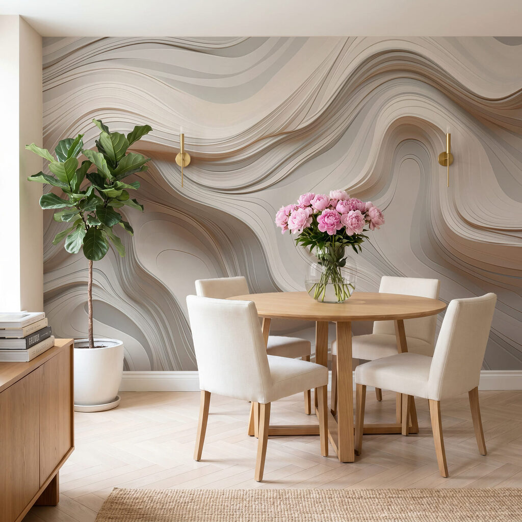 Carved Tides in an interior