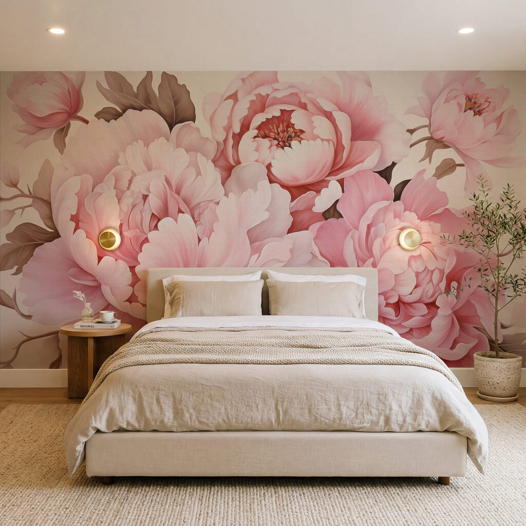 Painted Peony Bouquet — interior 2