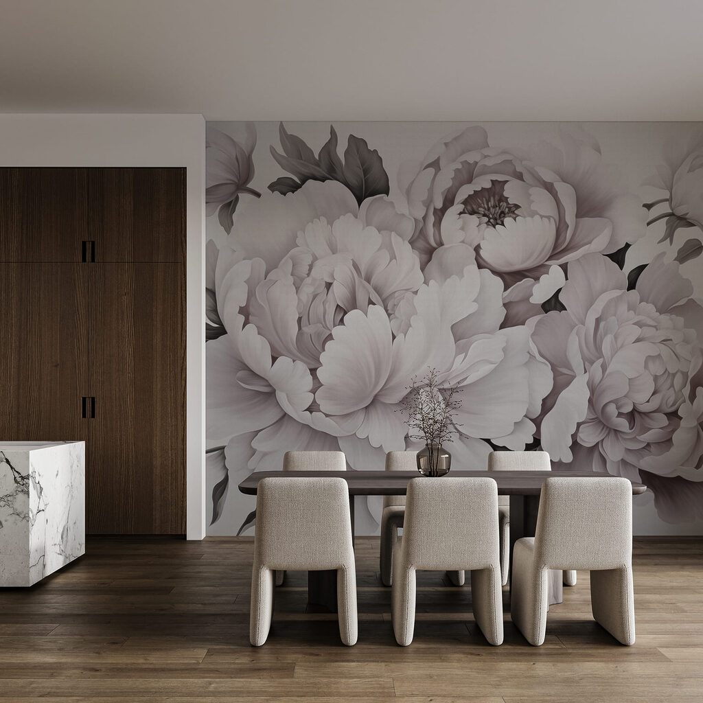 Painted Peony Bouquet — interior 3