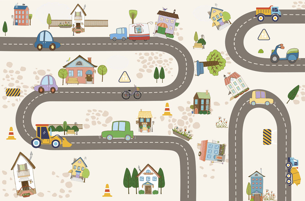 Little Town Journey — full design