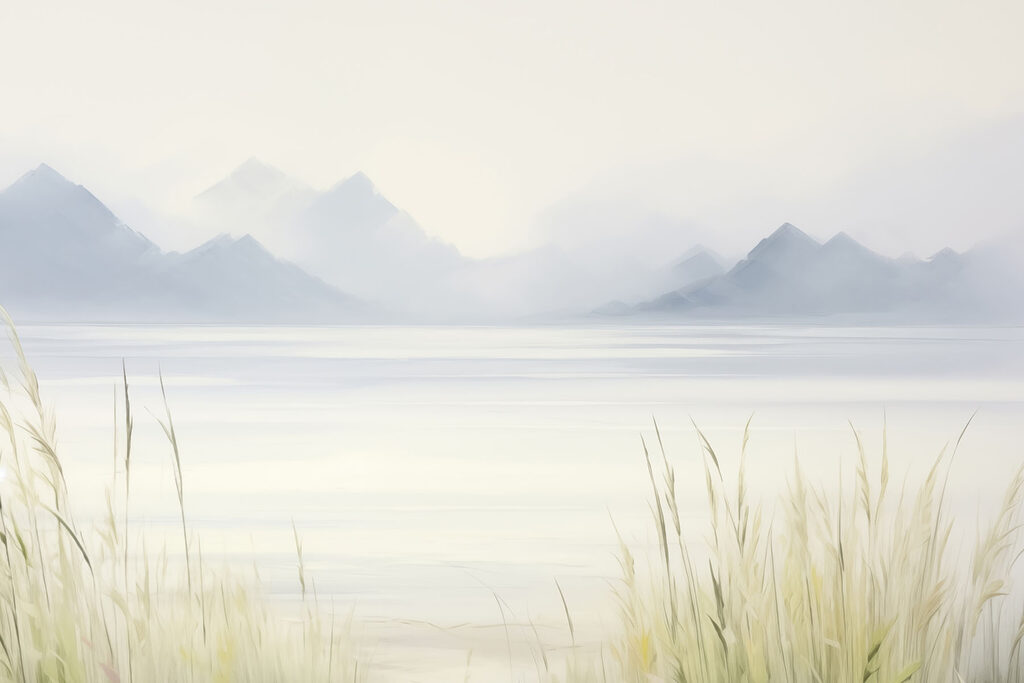 Reeds by Still Water — full design