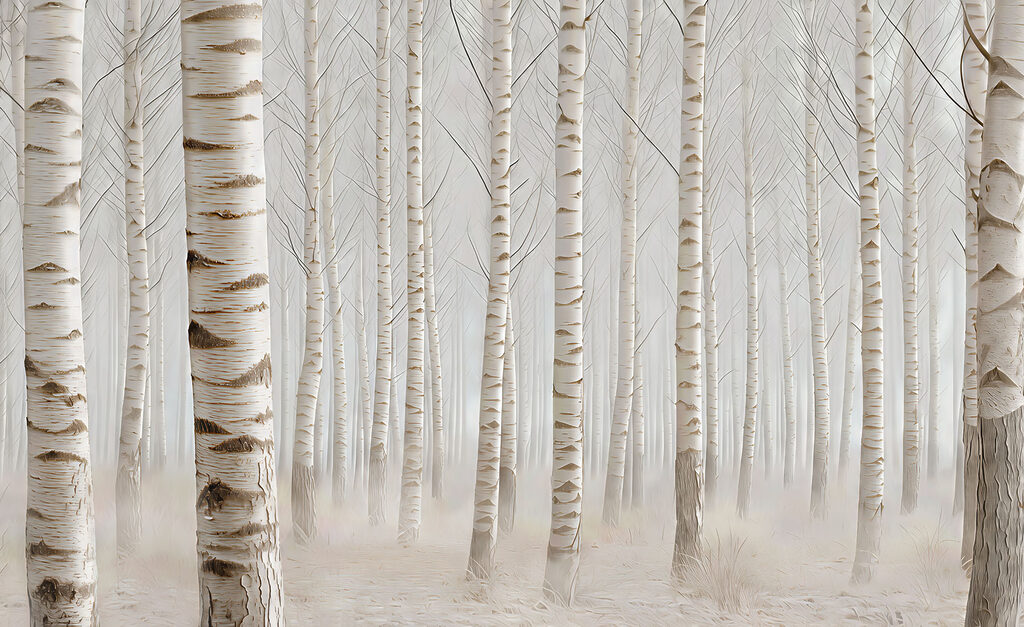 Quiet Birch Woodland — full design