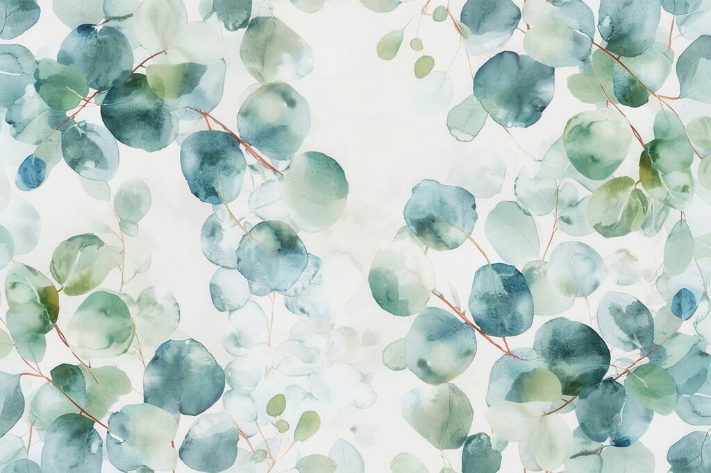 Eucalyptus in Watercolour — full design