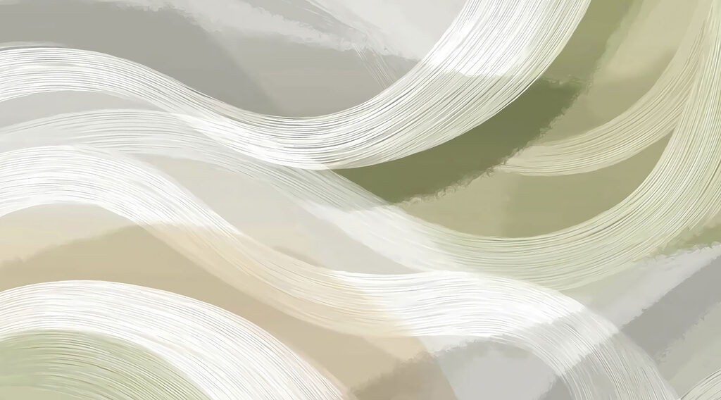 Flowing Brush Ribbons — full design
