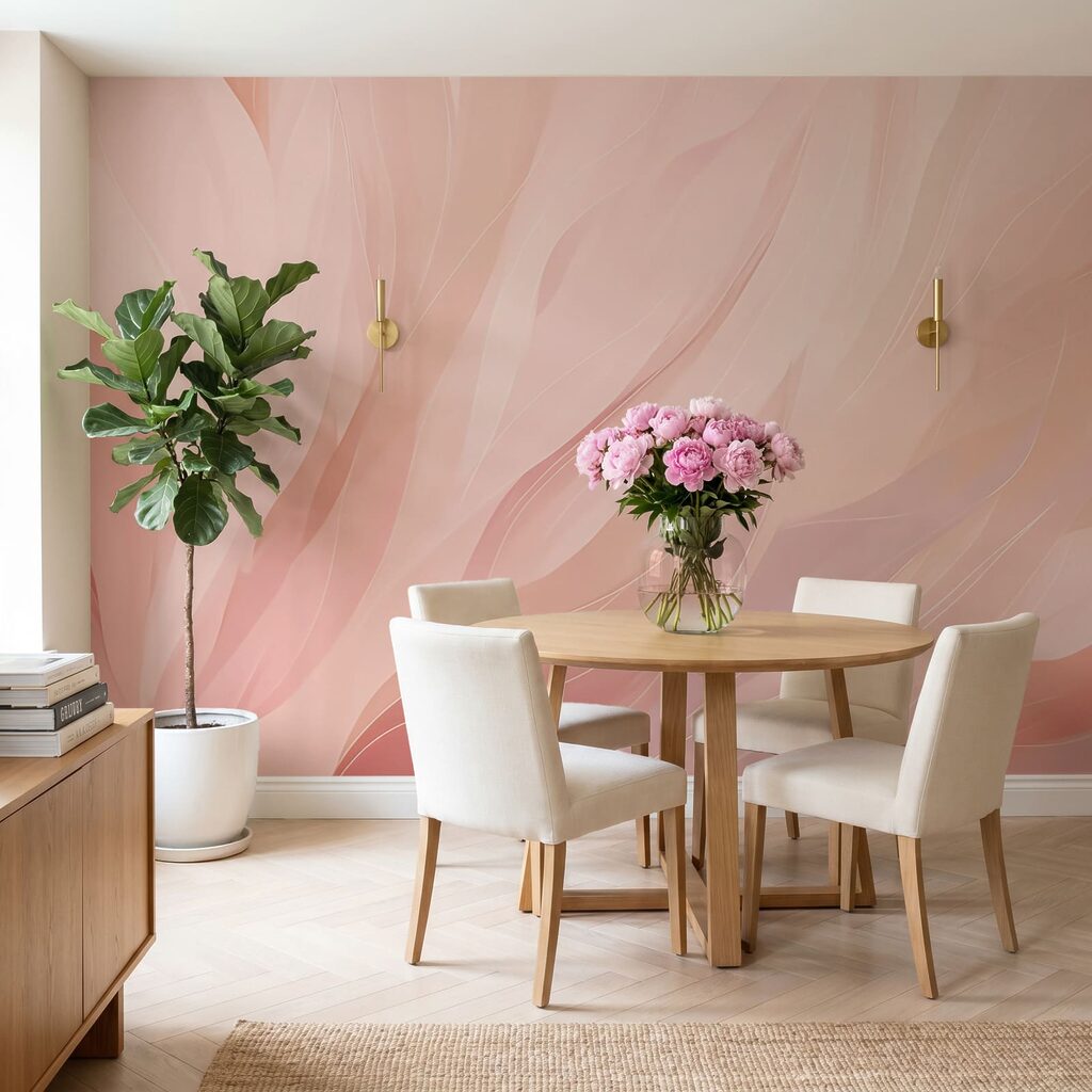 Flowing Petal Hues in an interior