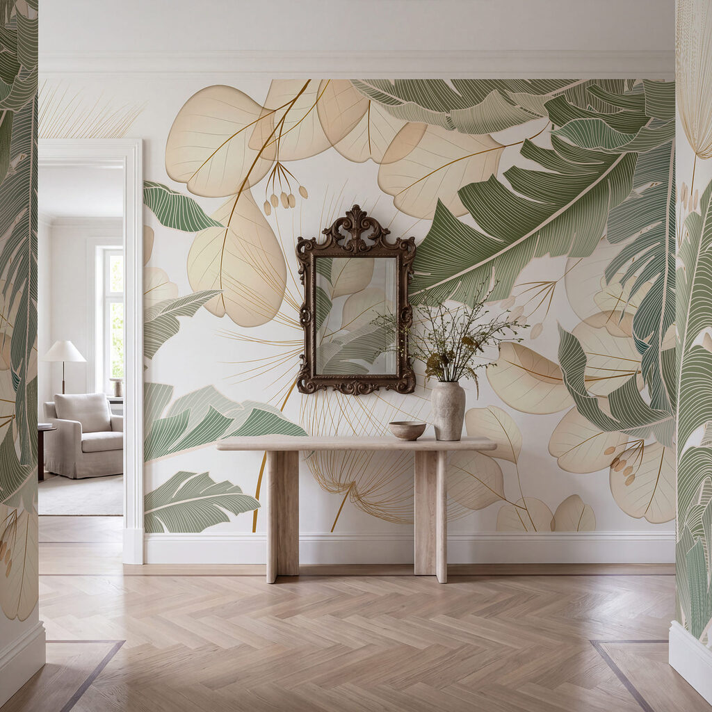Tropical Leaf Cutouts — interior 2