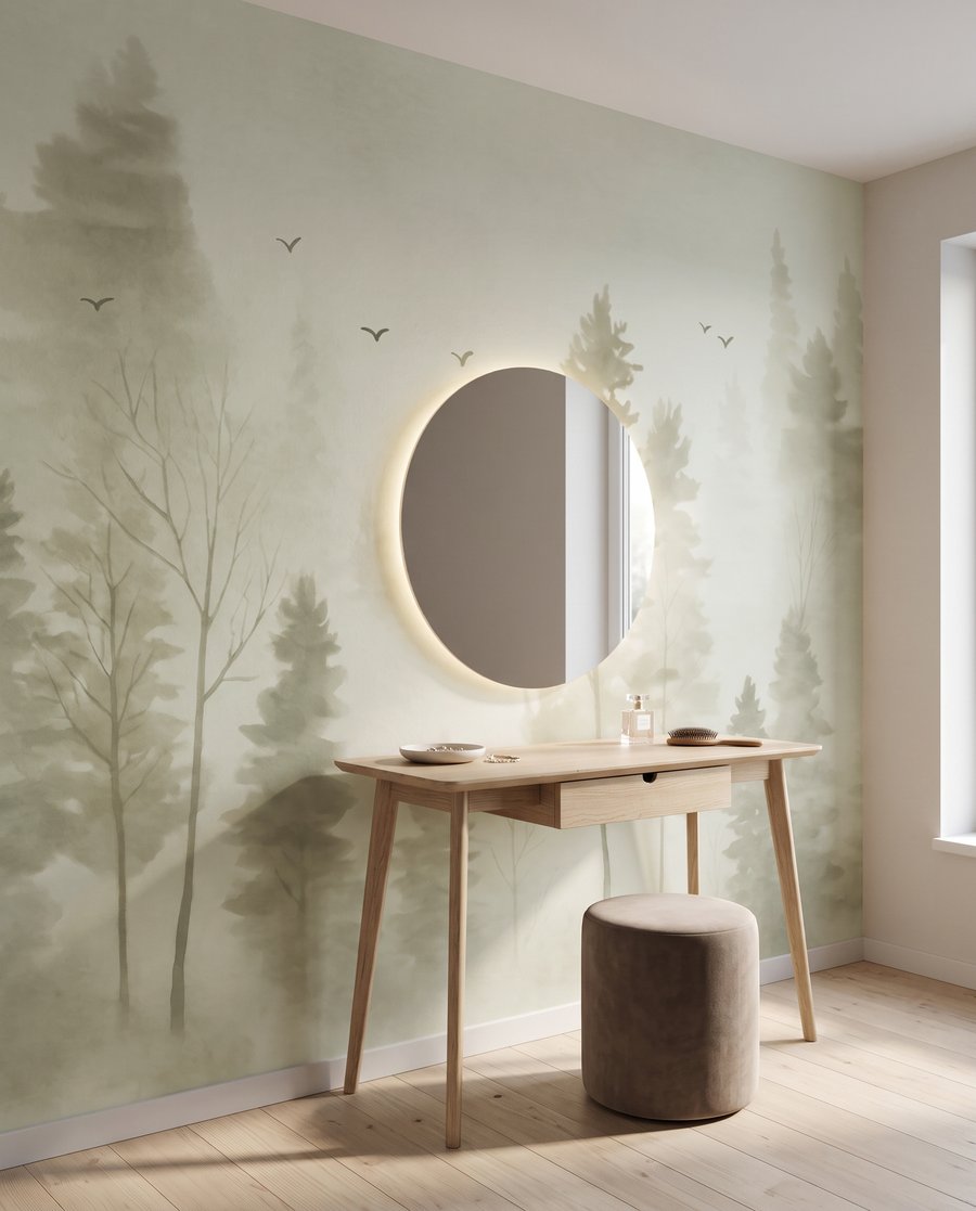 Pines and Passing Birds — interior 2