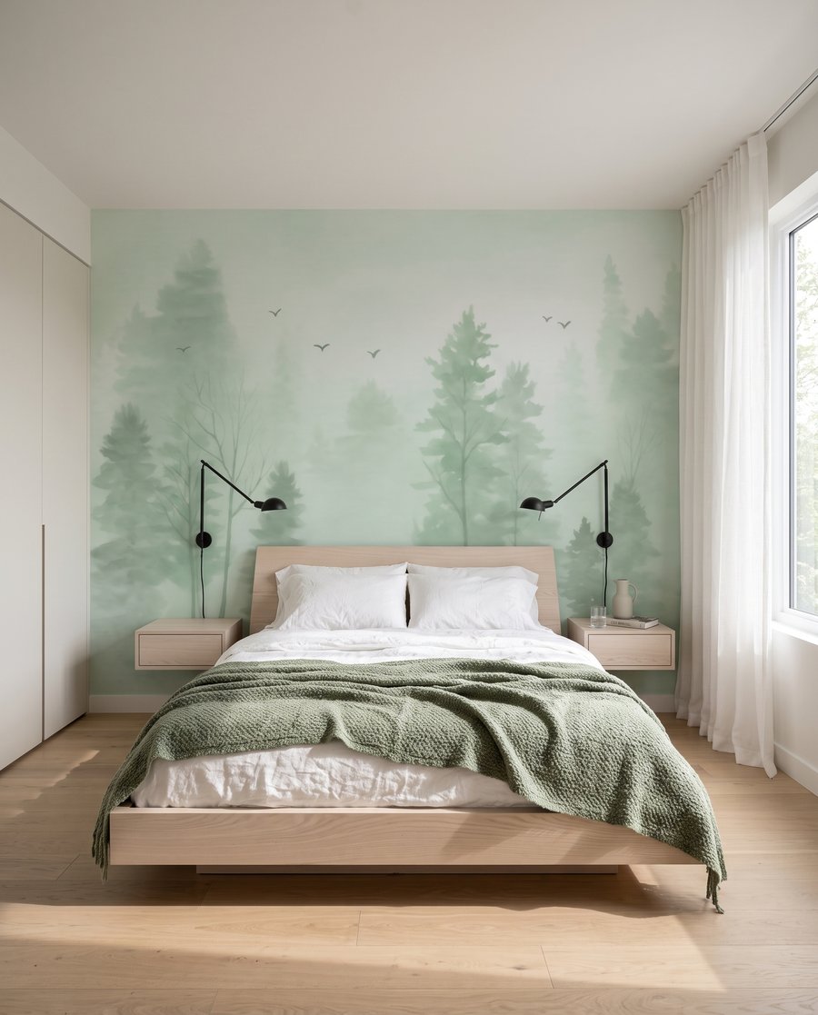 Pines and Passing Birds — interior 2