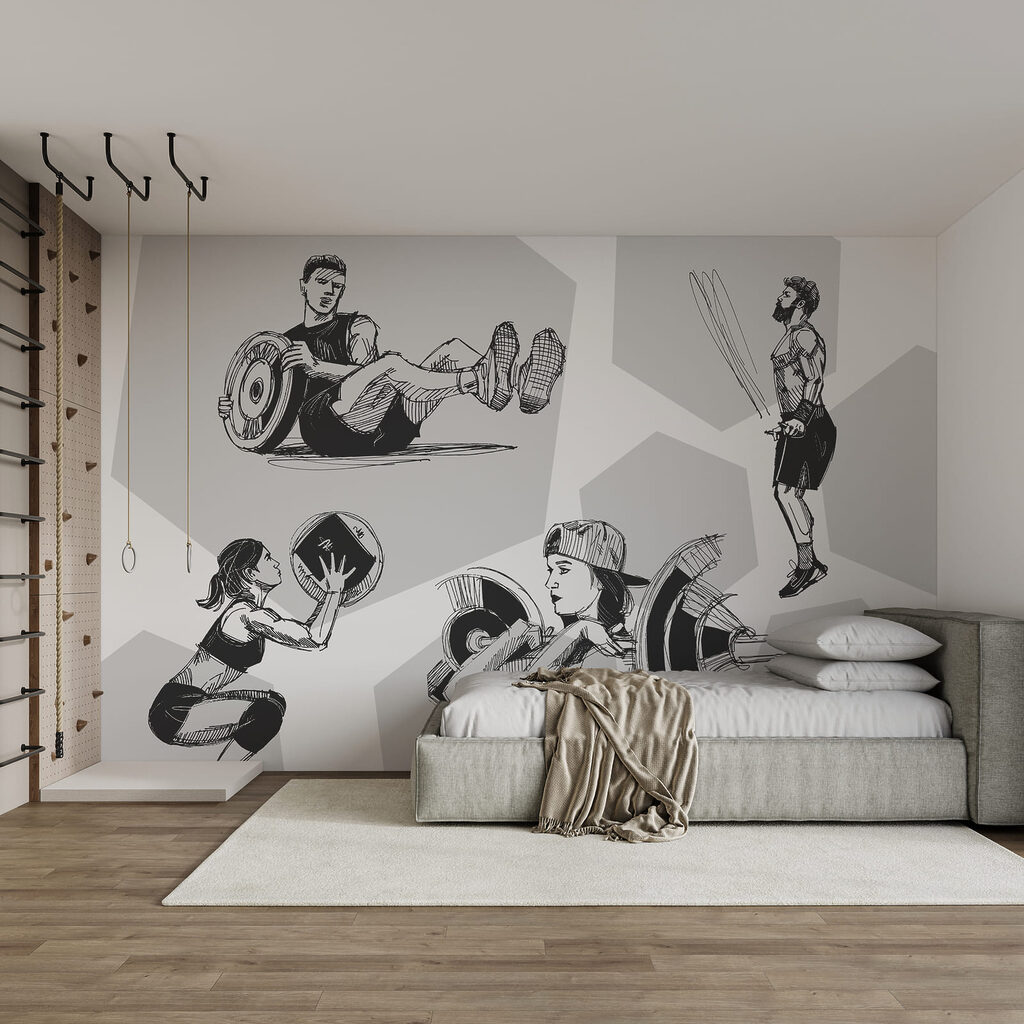 Training in Motion in an interior