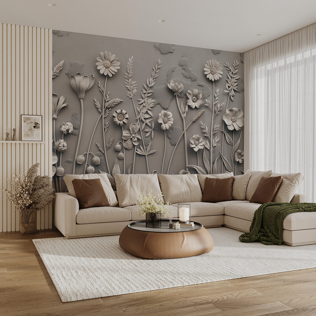 Meadow Flowers in Relief — interior 3