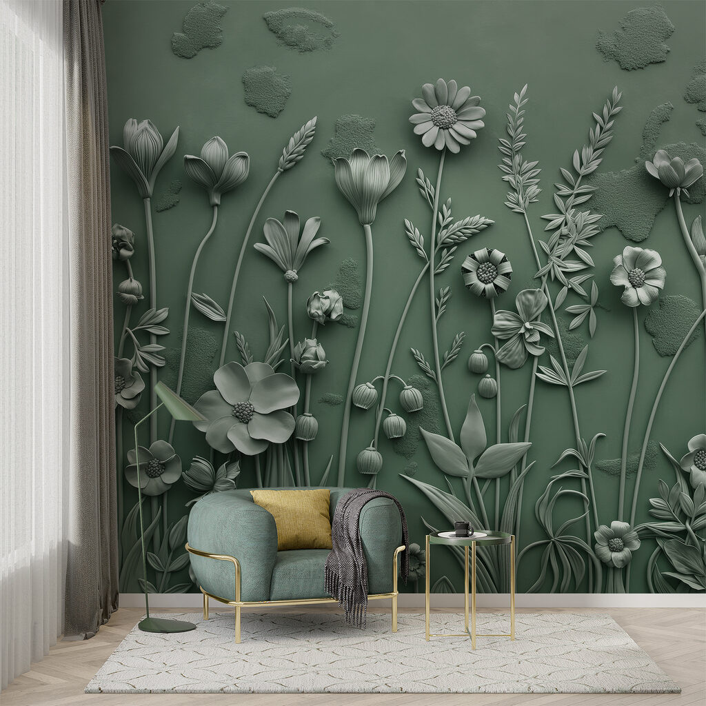Meadow Flowers in Relief — interior 2