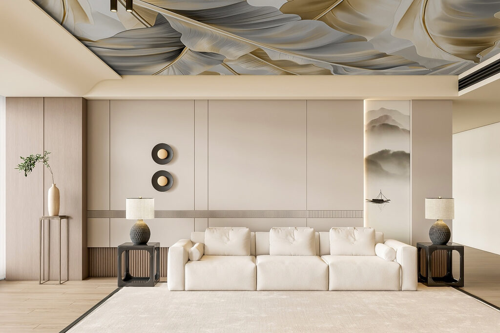 Leaves with deep folds — interior 5