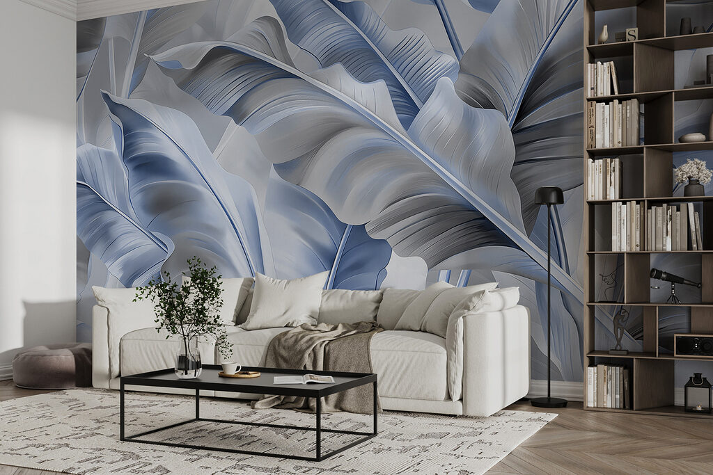 Banana Leaves Like Silk in an interior