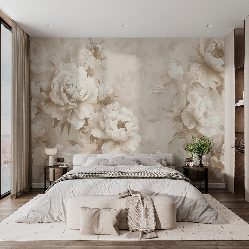 White flower branches — interior 2