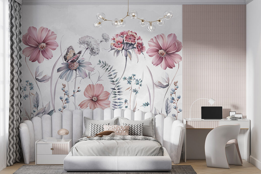 Wildflowers with a butterfly — interior 2
