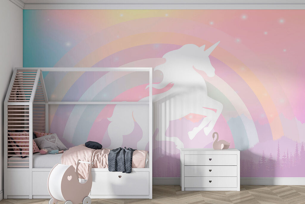 Unicorn before a rainbow — interior 3