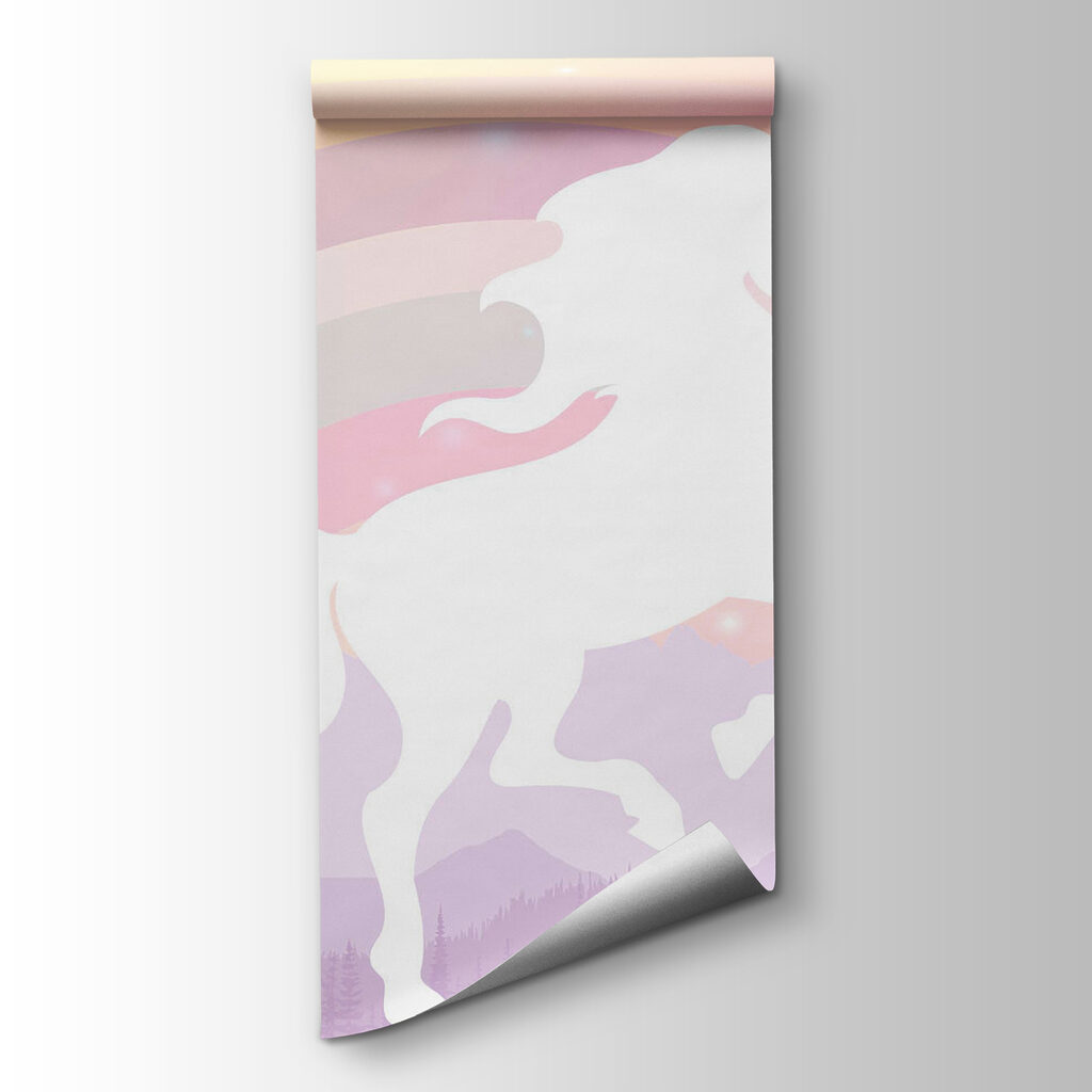 Unicorn before a rainbow — product view