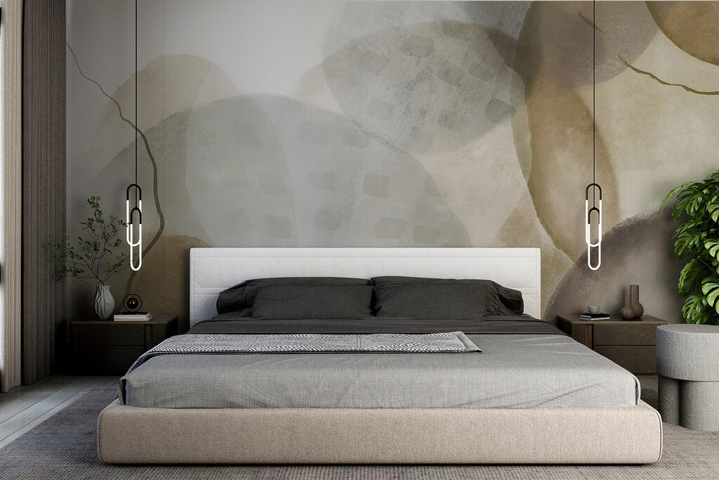 Overlapping Ink Circles in an interior
