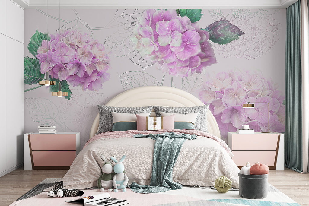 Hydrangea Sprigs — interior 1