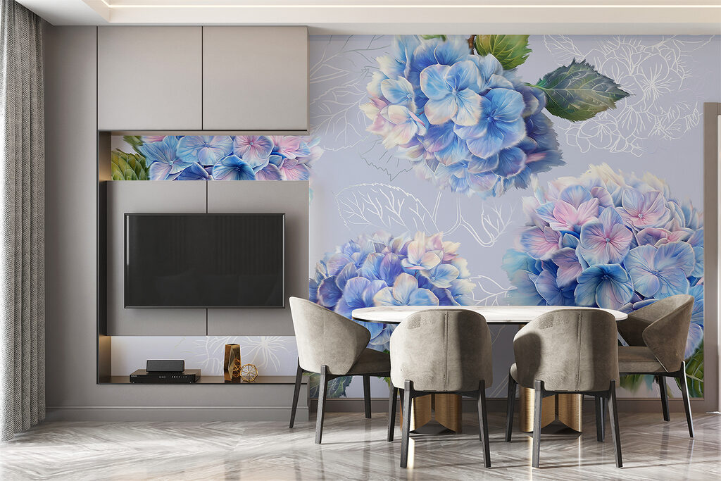 Hydrangea Sprigs — interior 2